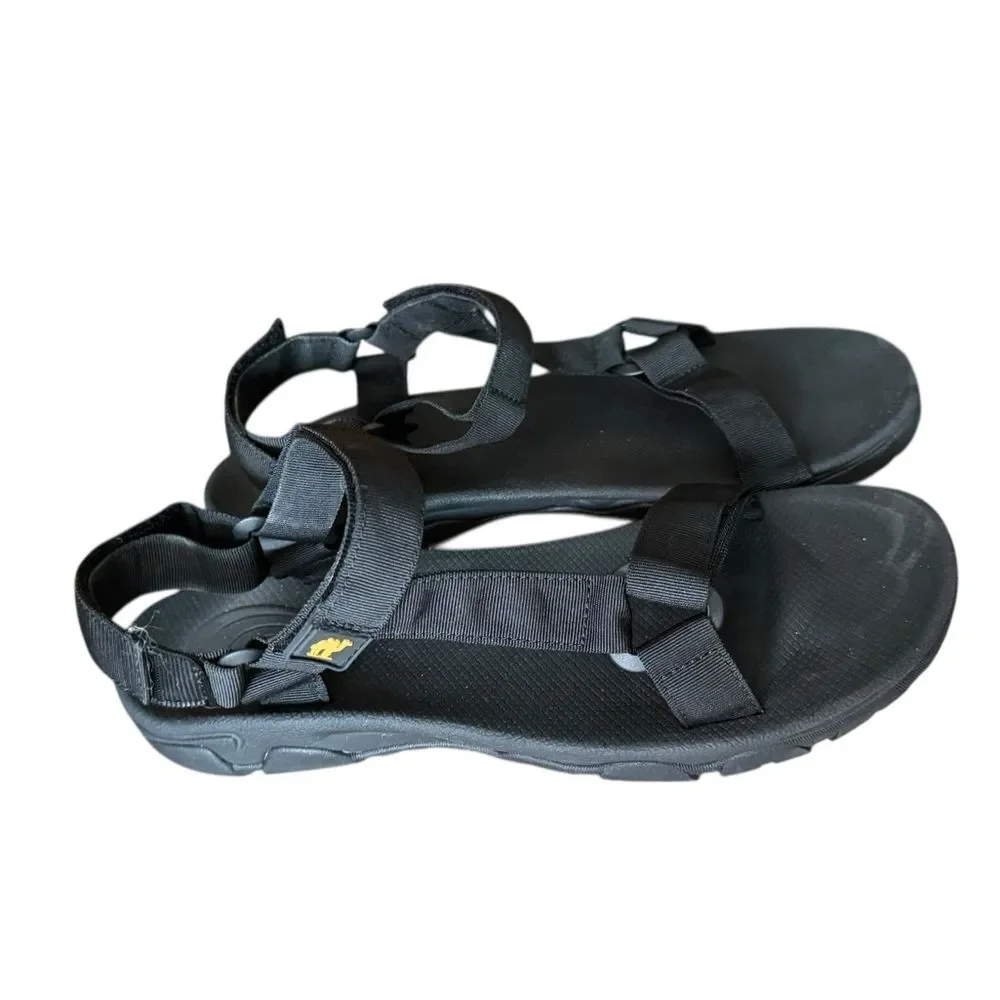 Black Outdoor Sandals , Camel Crown Size 10.